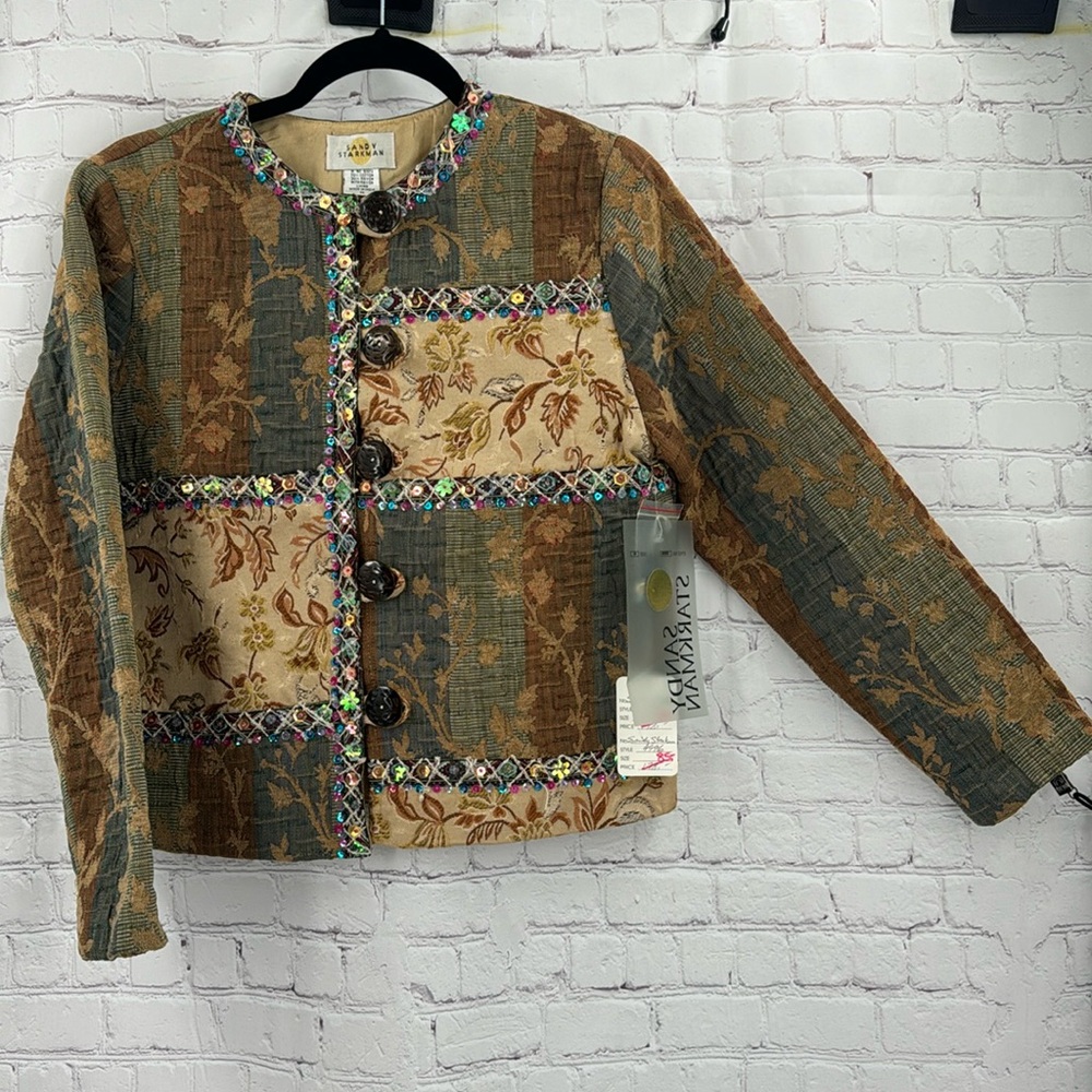 Sandy Starkman Embellished Jacket